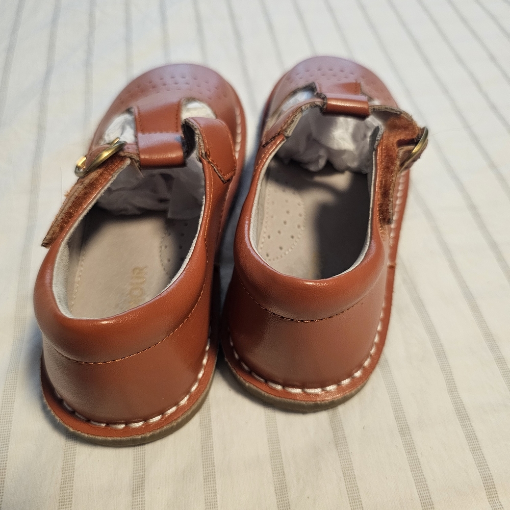 L'Amour Brown Kids Dress Shoes - Picture 4 of 7